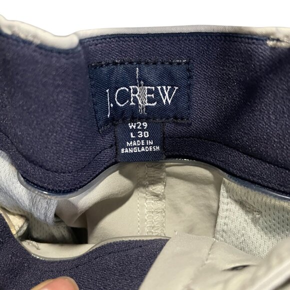 J.Crew Mens Chino Pants 29x30 Slim Fit Cotton Casual Beige - Picture 3 of 4